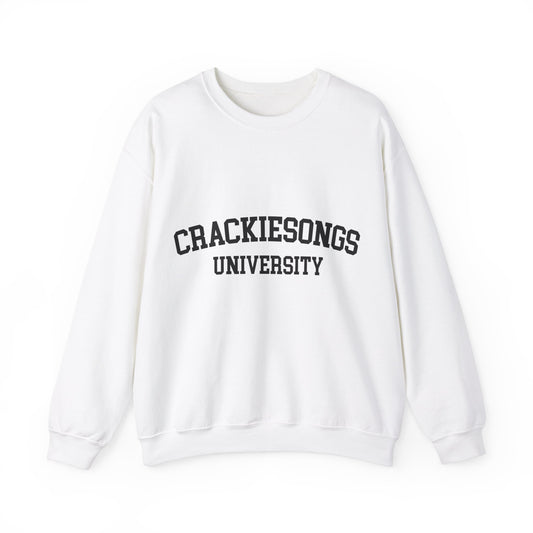 CrackieSongs University Unisex Heavy Blend Rundhals Sweatshirt