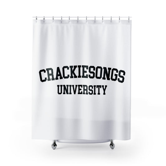 CrackieSongs University Duschvorhang