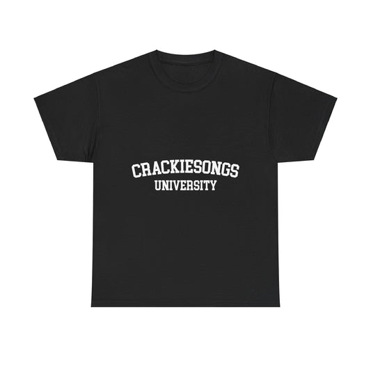 CrackieSongs Unisex-T-Shirt aus schwerer Baumwolle