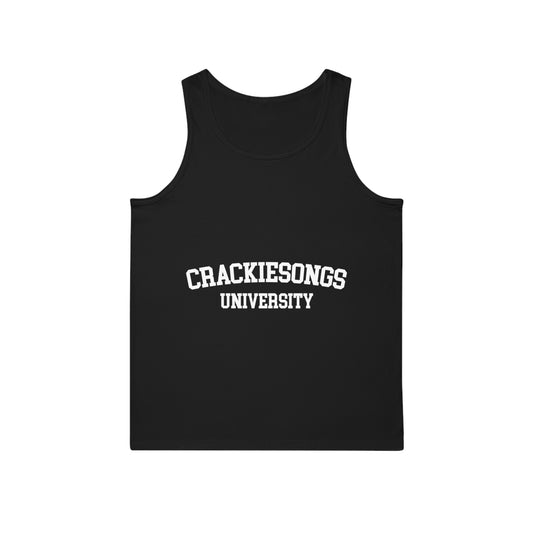 CrackieSongs University Tank Top (schwarz)